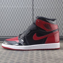 【LJR】 Air Jordan 1  High OG＂Bred Patent＂ 555088-063