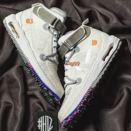 【H12】OFF-WHITE X AIR FORCE 1 Mid  DO6290-100