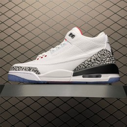 【PK】Air Jordan 3  Retro Free Throw Line White Cement 923096-101