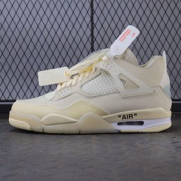 【PK】Off-White x Air Jordan 4 ＂Sail＂CV9388-100