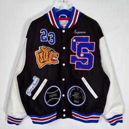 SUPREME 23FW  TIGER VARSITY JACKET