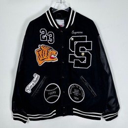 SUPREME 23FW  TIGER VARSITY JACKET