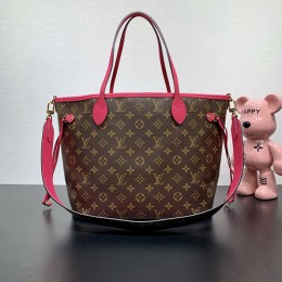 LOUIS VUITTON Neverfull Bandoulière Inside Out